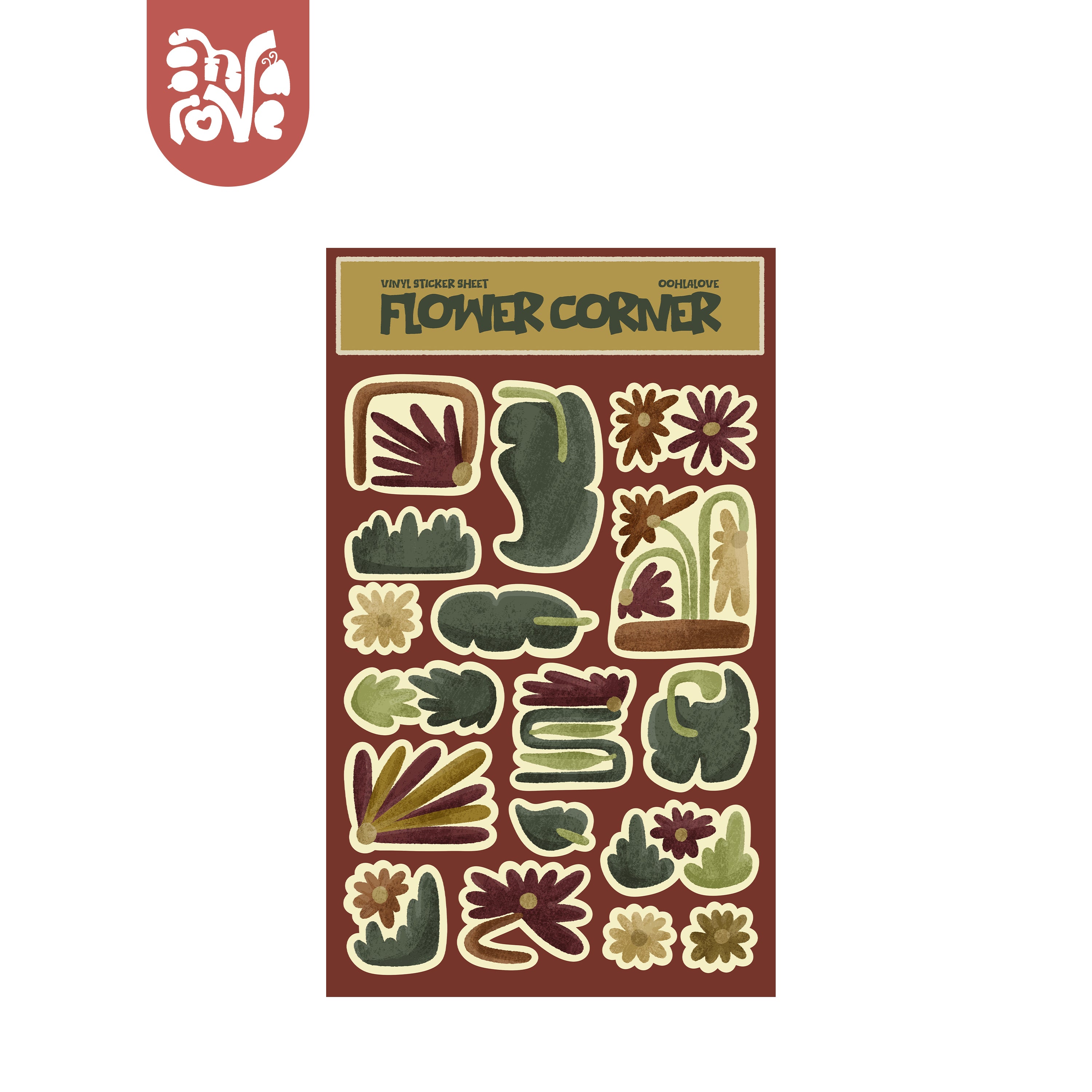 Flower Corner - Sticker Sheet