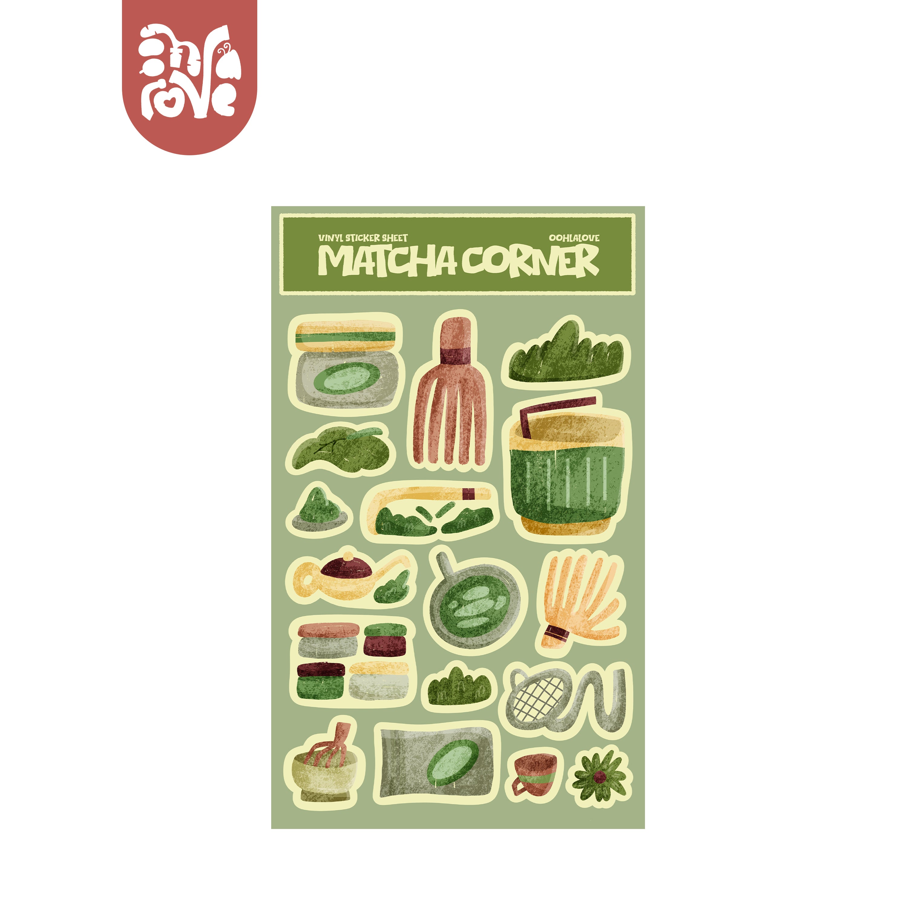Matcha Corner - Sticker Sheet